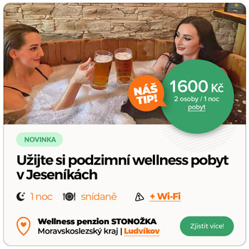 Wellness vkendov pobyty pro poitke s atraktivnmi bonusy