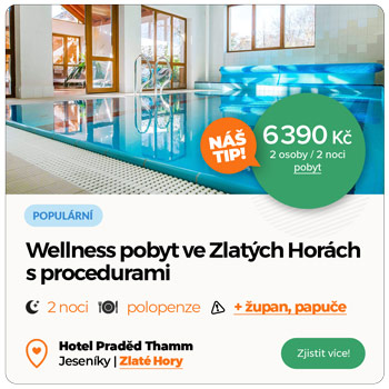 Wellness vkendov pobyty pro poitke s atraktivnmi bonusy